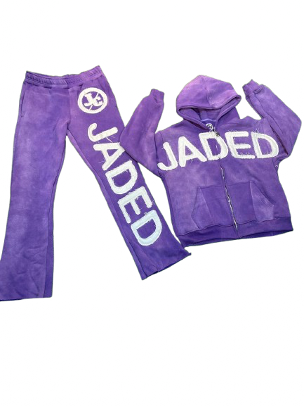 PURPLE DISTRESSED SUIT